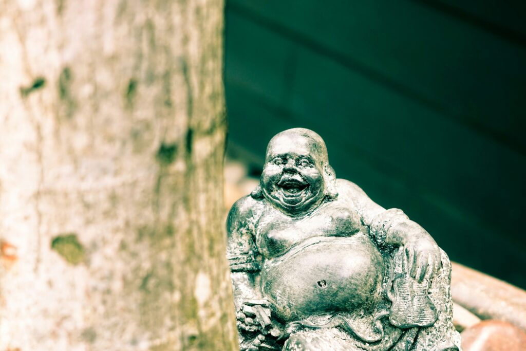 lachender Buddha